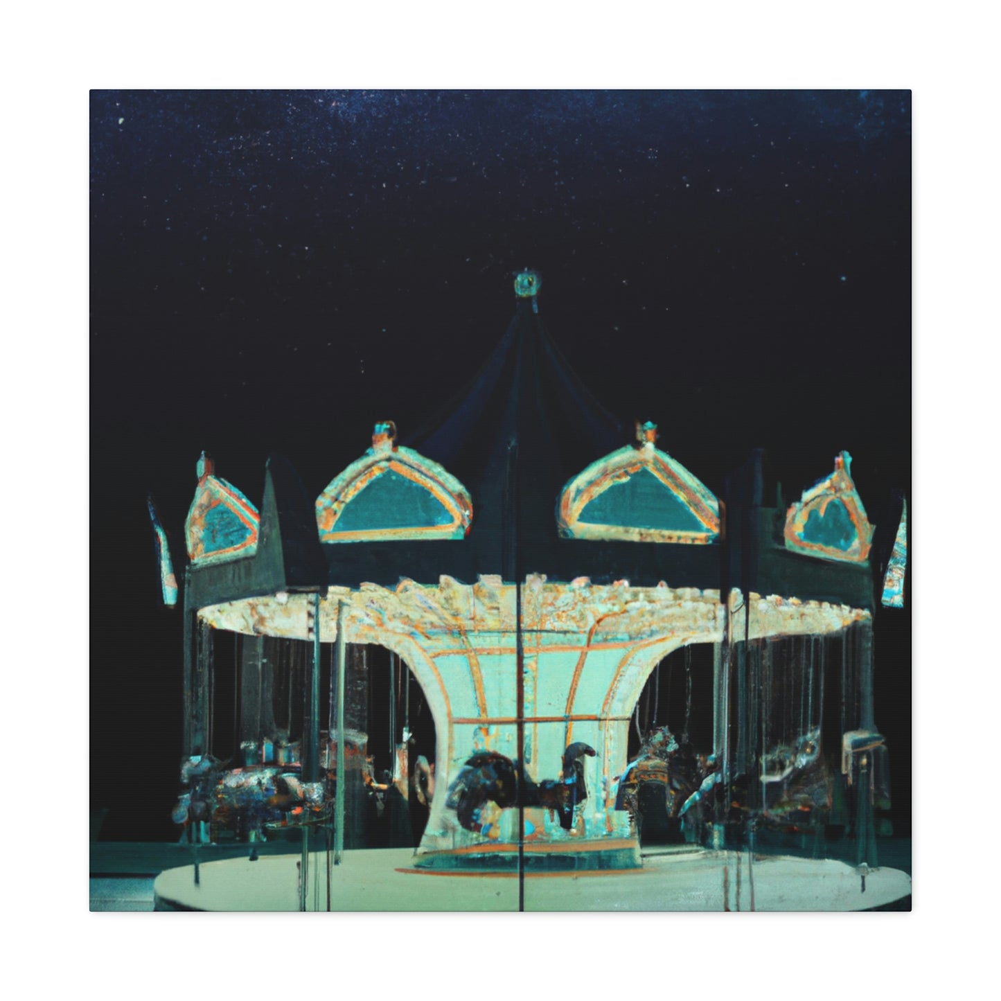 "A Lonesome Carousel Under Shining Stars" - The Alien Canva