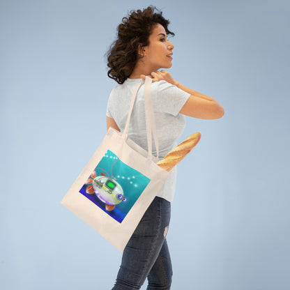 "The Submerged Odyssey: An Underwater Adventure with a Robotic Fish" - The Alien Tote Bag