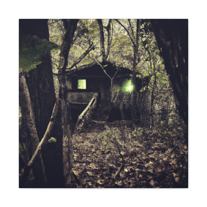 "Cursed Cabin in the Woods" - The Alien Canva