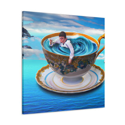 "Adrift in a China Cup: The Story of a Lost Child's Oceanic Adventure" - The Alien Canva