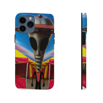 "Fair Invaders: A Cosmic Crash Course" - Die Alien Tough Phone Cases