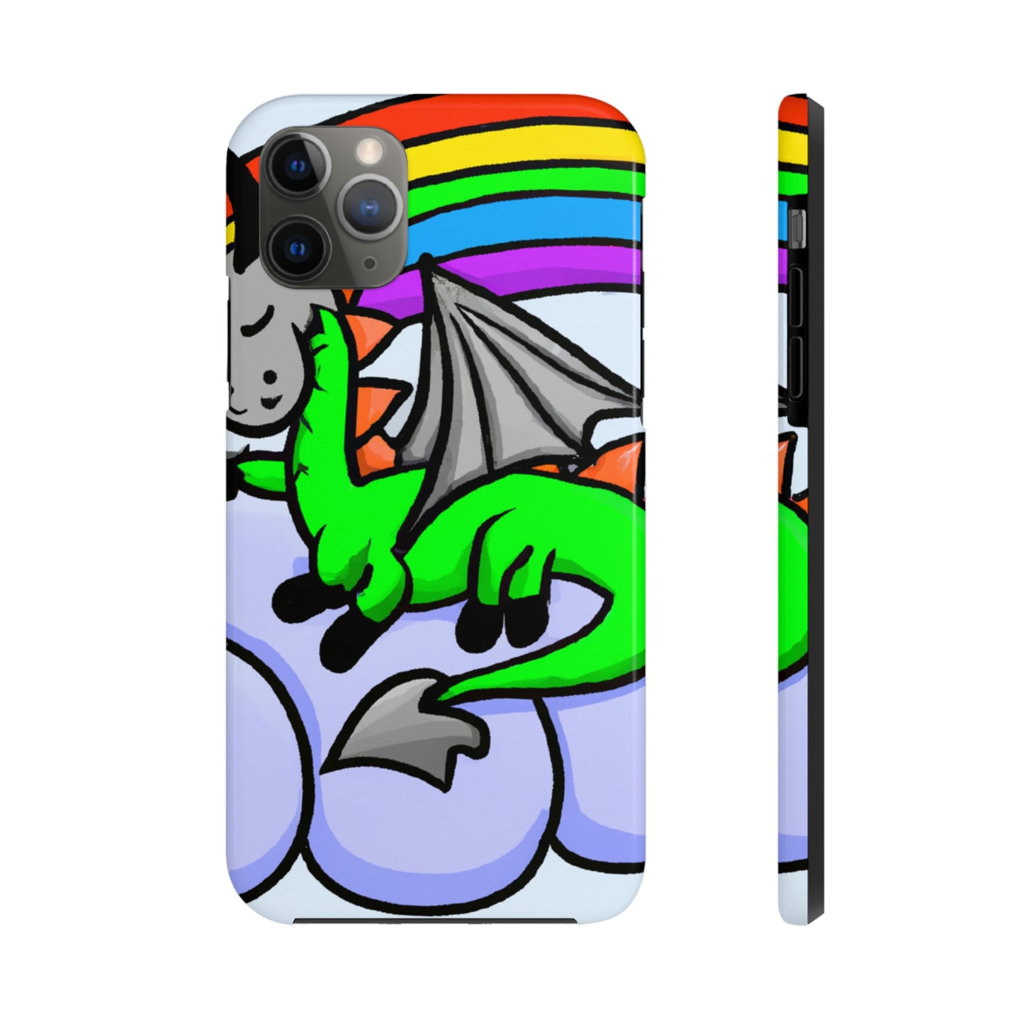 "A Dreamy Dragon's Nap" - The Alien Tough Phone Cases