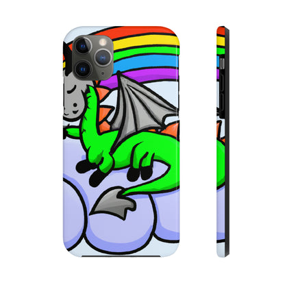 "A Dreamy Dragon's Nap" - Die Alien Tough Phone Cases