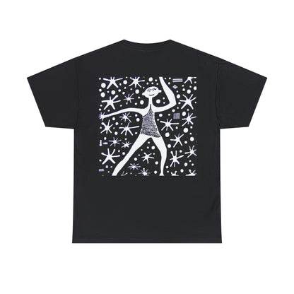 "Bailando entre la luz galáctica" - La camiseta alienígena