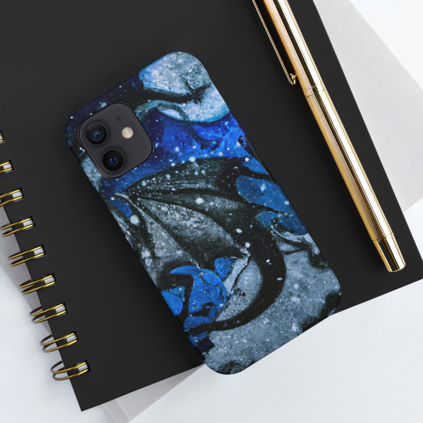 "Frosted Moonlight Dragon" - Die Alien Tough Phone Cases