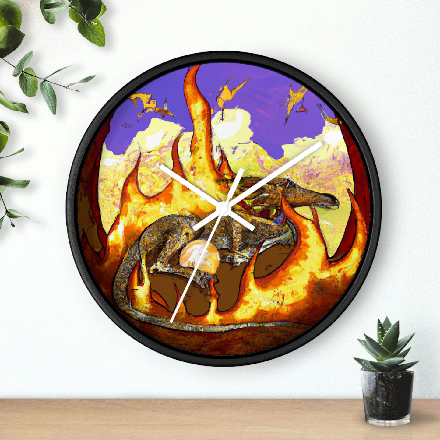 "A Slumbering Dragon in an Infernal Embrace" - The Alien Wall Clock