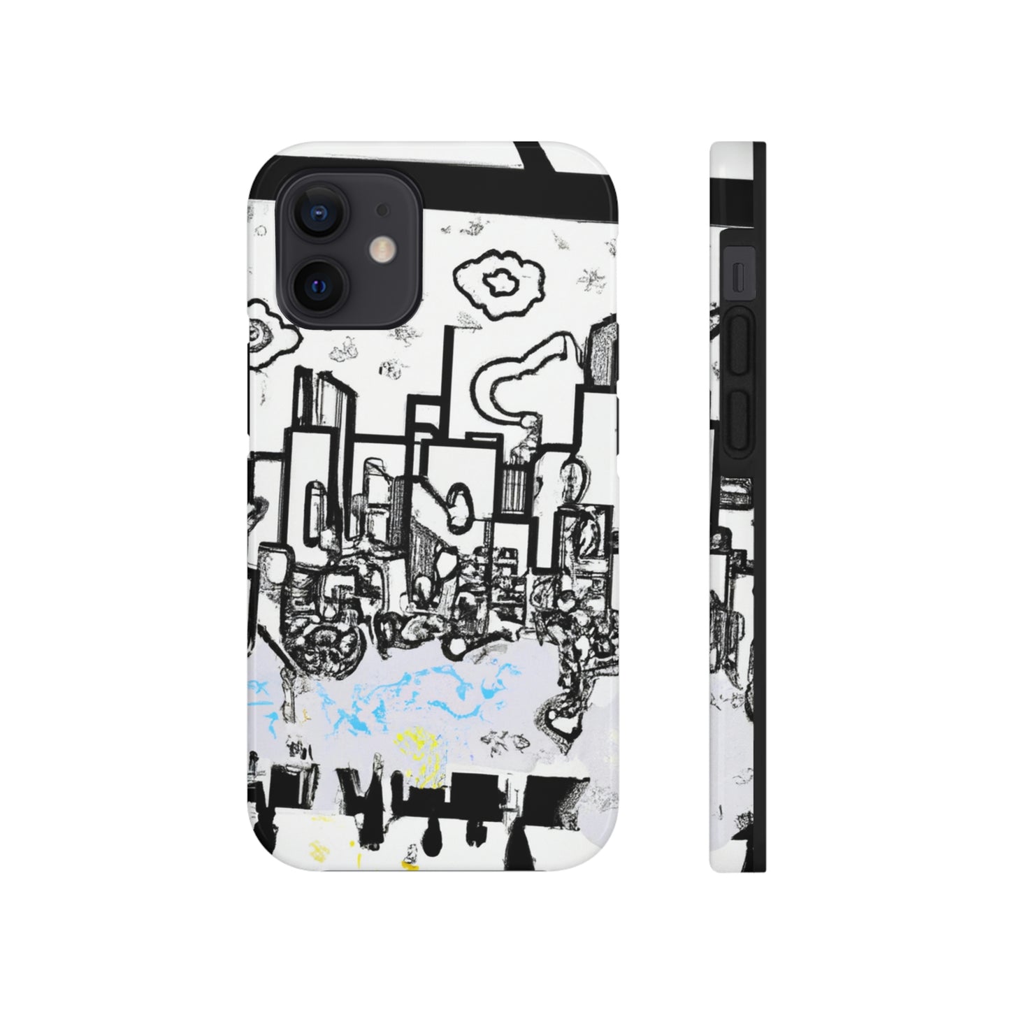 "Ghostly Haze: The Forgotten City". - The Alien Tough Phone Cases