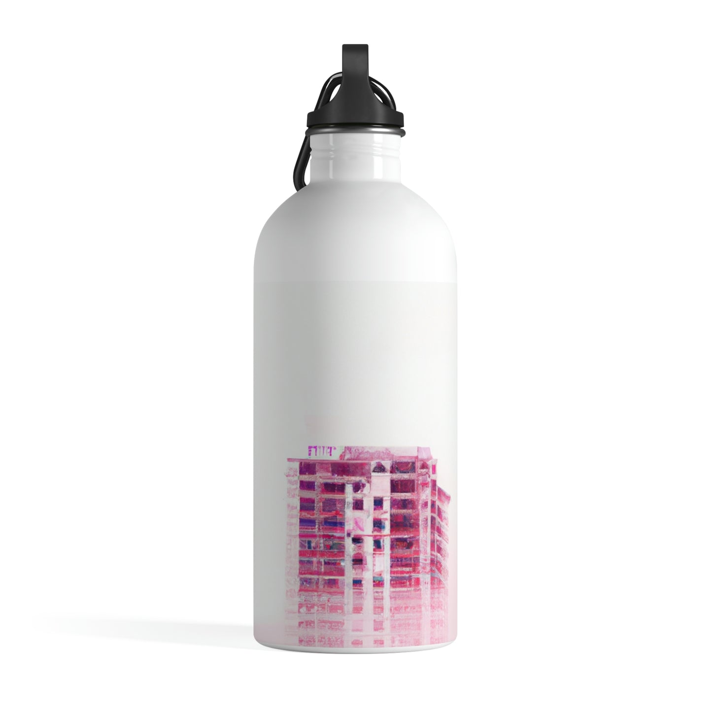 "A Shroud of Mystery: The Lost City in the Fog." - The Alien Stainless Steel Water Bottle