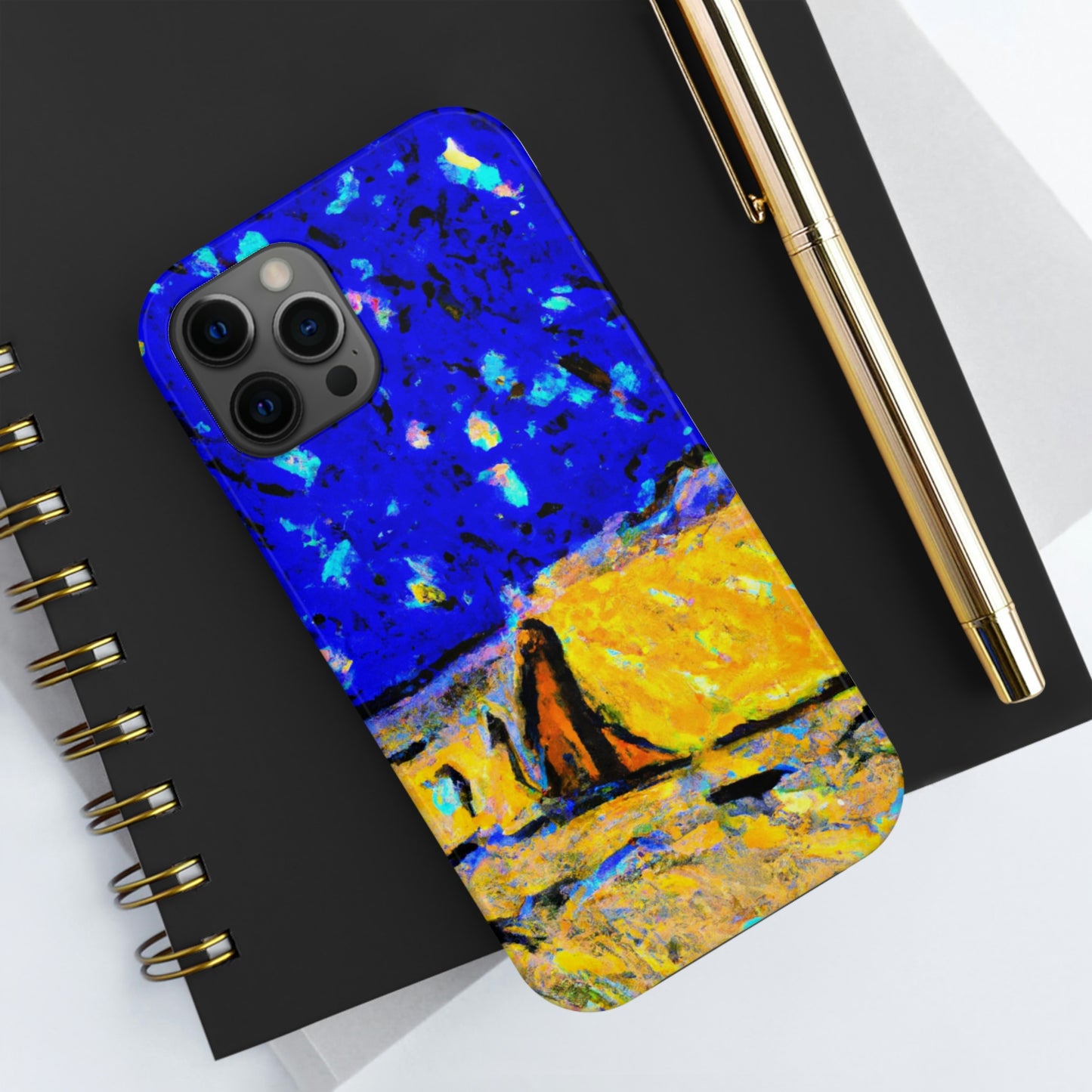 "Enchanted Sands of the Night Sky" - Die Alien Tough Phone Cases