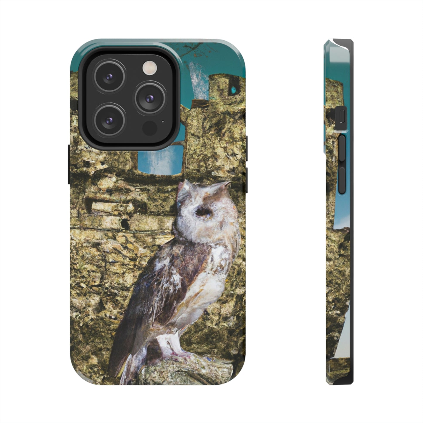 "A Sentinal Among Ruins: An Unstirred Owl's Perch" - The Alien Tough Phone Cases