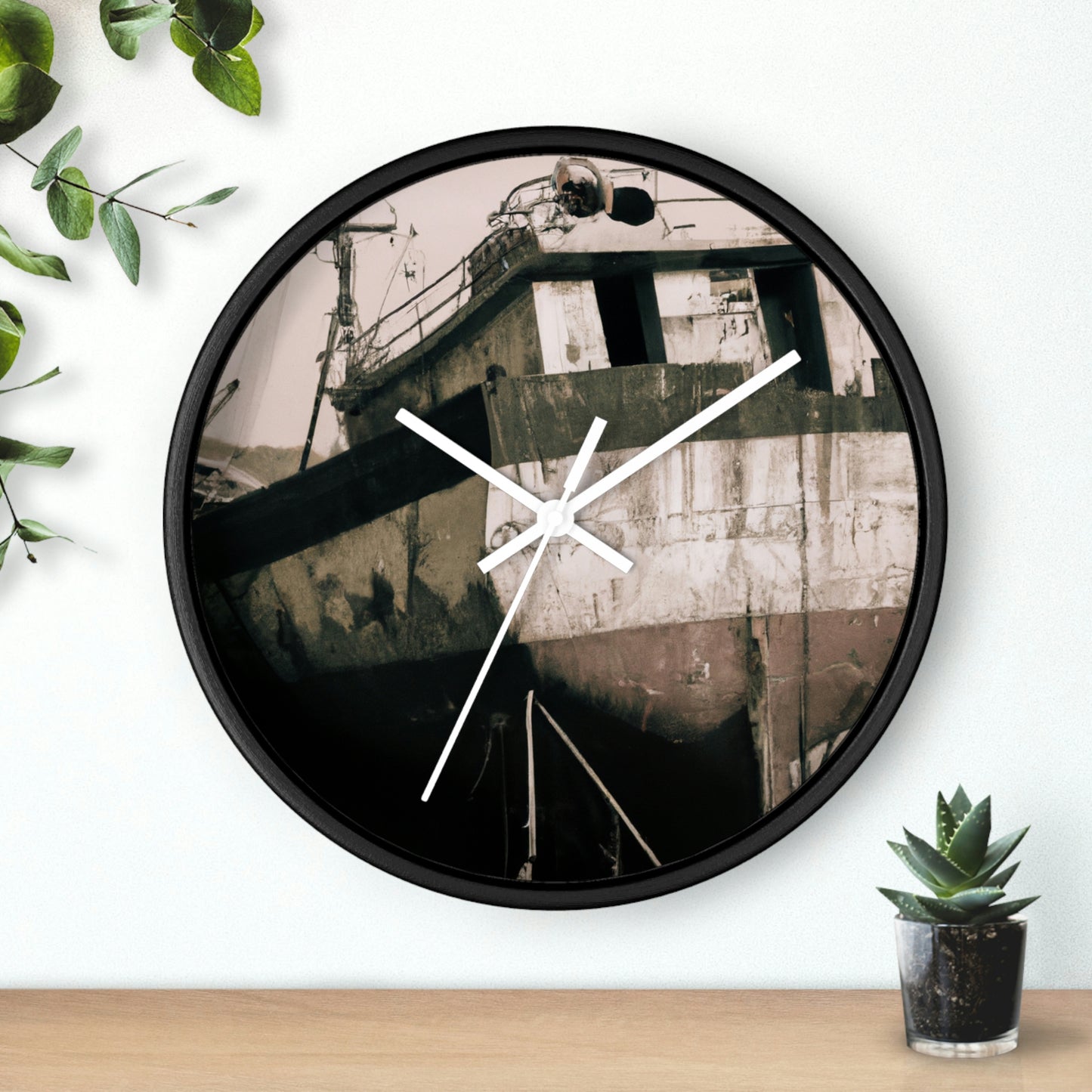 "A Sailor's Last Stop" - The Alien Wall Clock