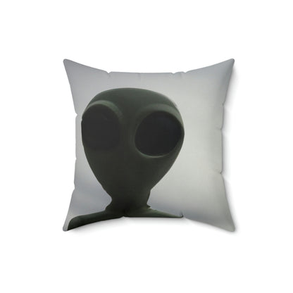 "Adrift in the Universe" - Das Alien Square Pillow