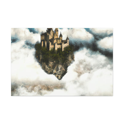 Mystic Castle in the Sky - The Alien Canva