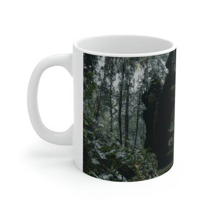 "La reliquia perdida de la jungla" - Taza de cerámica The Alien 11 oz