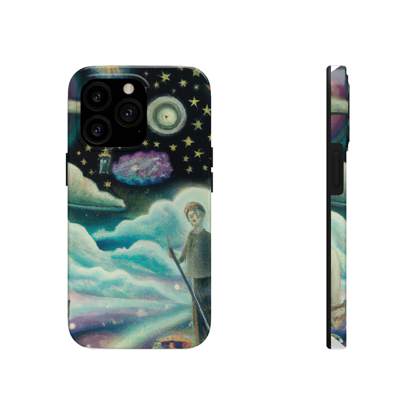 "Ein Meer aus Diamanten in der Nacht" - Die Alien Tough Phone Cases