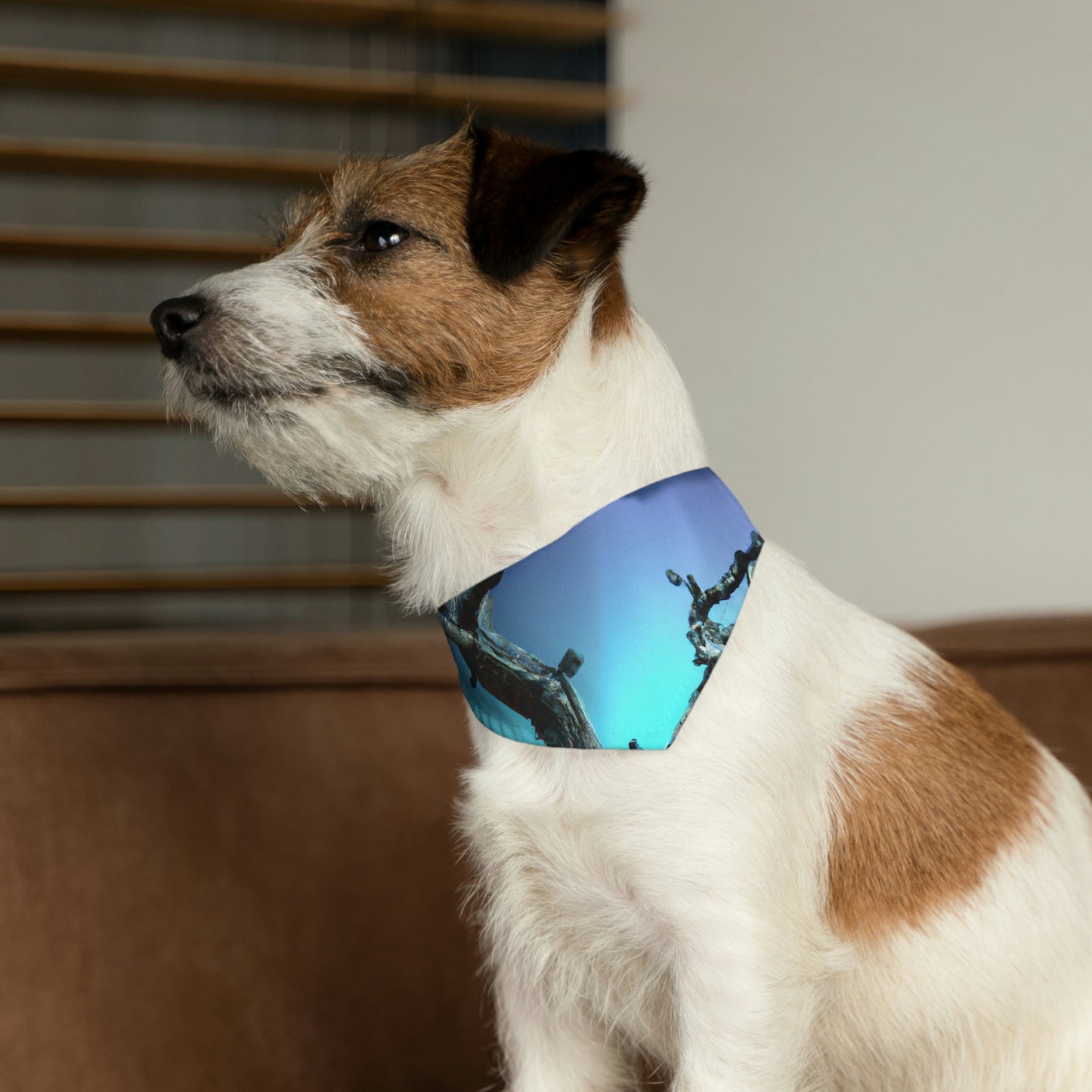 "Alleine gegen den Sturm" - Das Alien Pet Bandana Halsband