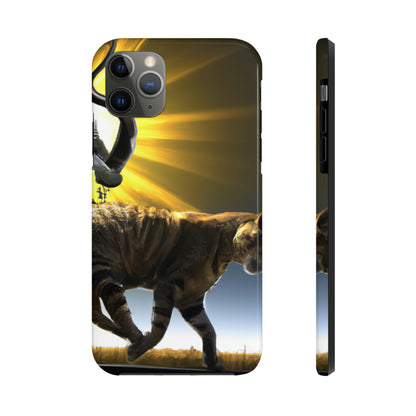 "A Purrfect Sunbeam Moment" - Die Alien Tough Phone Cases