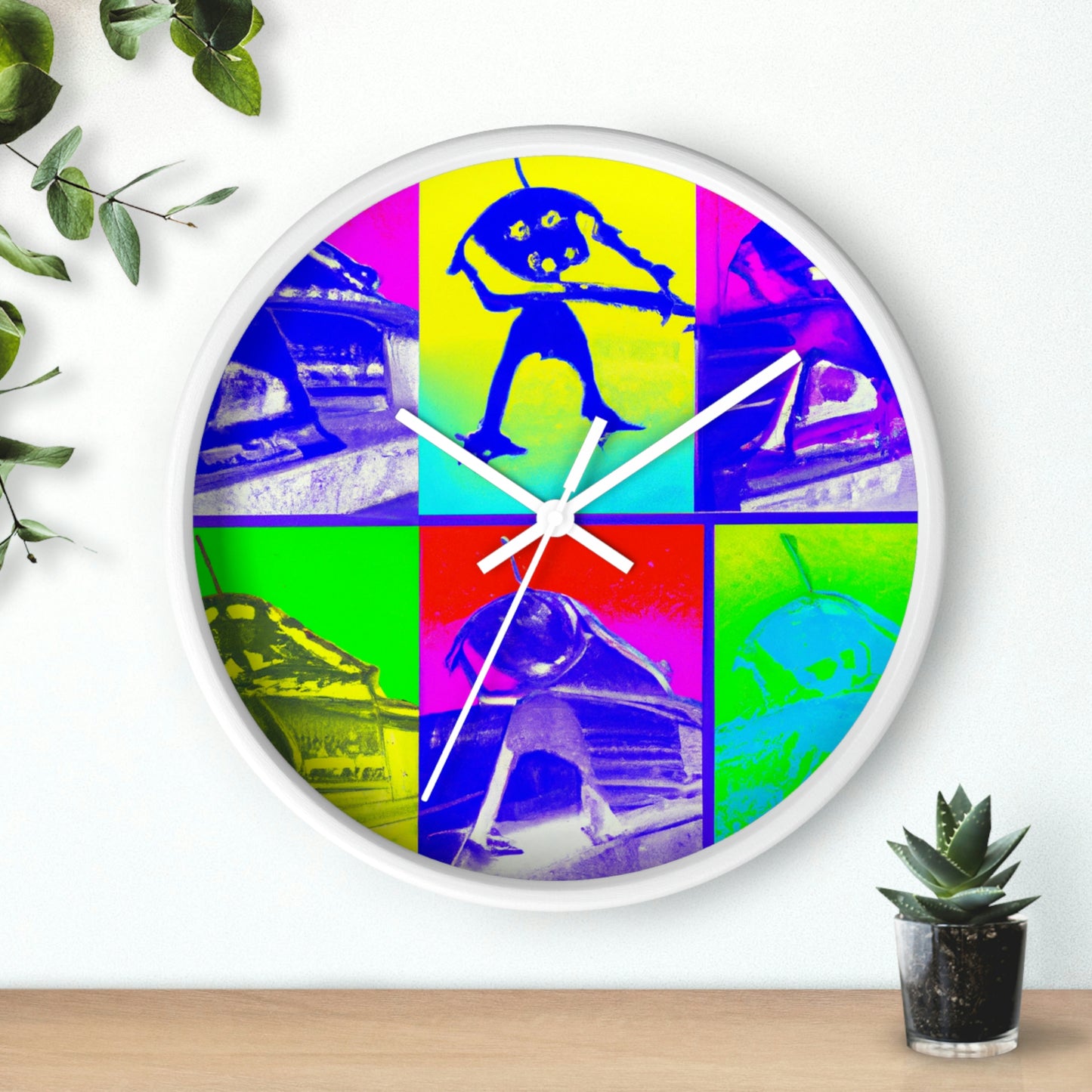 "A Desperate Escape" - The Alien Wall Clock