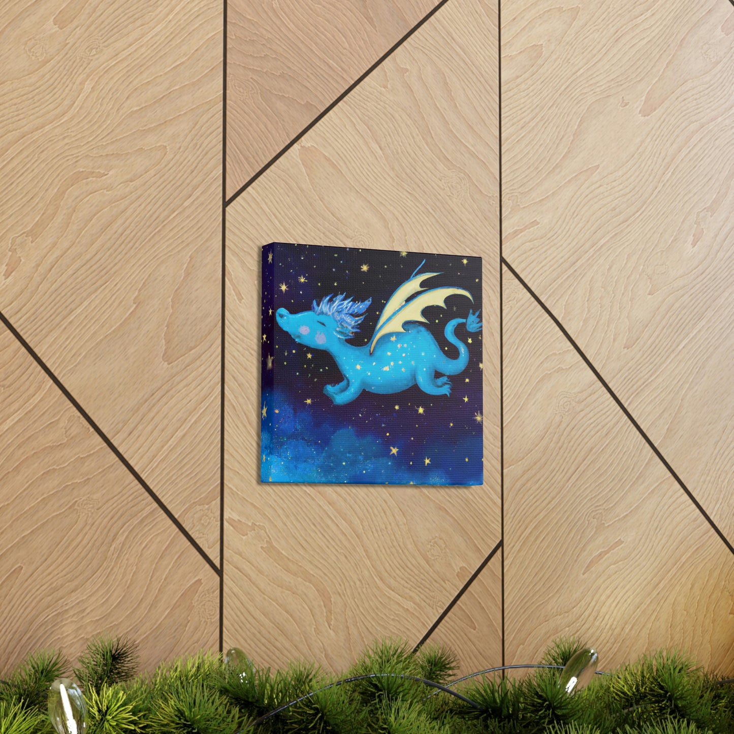 "Drifting Among the Stars: The Story of a Baby Dragon" - The Alien Canva