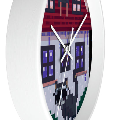 "Caper in the Mansion: A Raccoon's Adventure" - The Alien Wall Clock