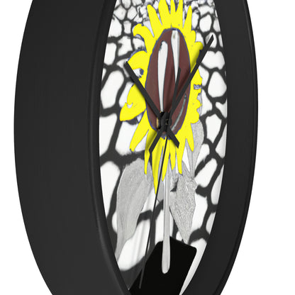 "A Sunflower Withering on a Parched Field" - The Alien Wall Clock