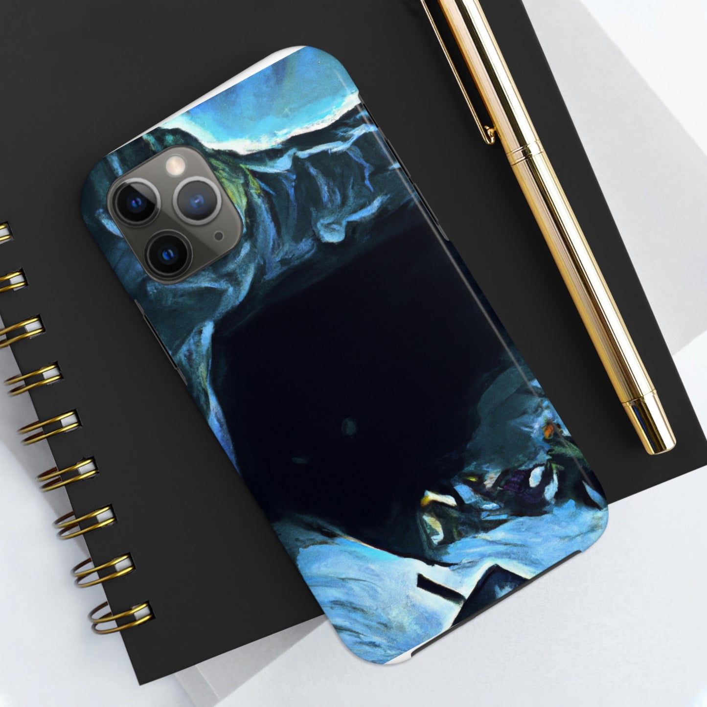 "Escape from the Icy Depths" - The Alien Tough Phone Cases