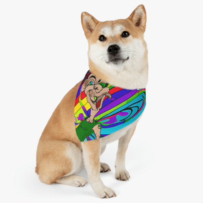 Rainbow Mischief Fairy - The Alien Pet Bandana Collar