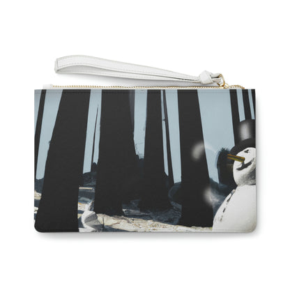 "Chilly Adventures in the Enchanted Forest" - Die Alien Clutch Bag