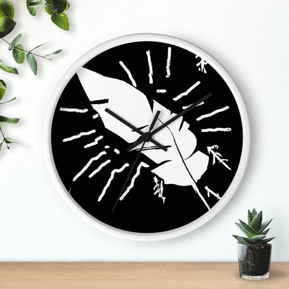 Lost in the Shadows: The White Feather's Journey - El reloj de pared alienígena