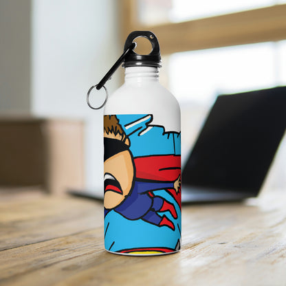 The Terrified Winged Wonder - The Alien Stainless Steel Water Bottle