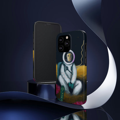 "Solo en la oscuridad: la supervivencia de un astronauta solitario" - The Alien Tough Phone Cases