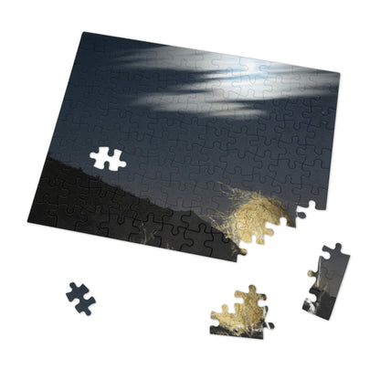 "Midnight in the Desert Tumbleweed" - The Alien Jigsaw Puzzle