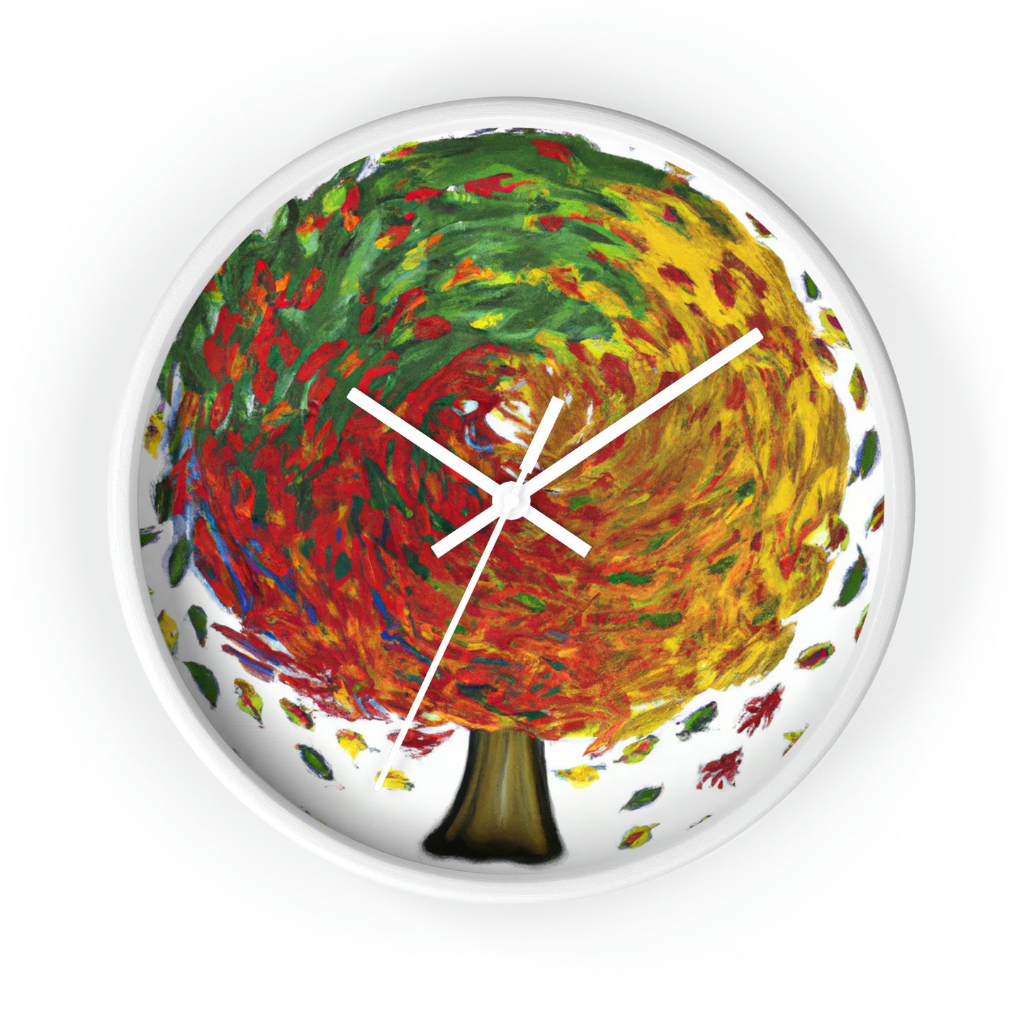 "Autumnal Whirl" - The Alien Wall Clock