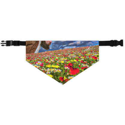 "Un maravilloso recorrido por el esplendor floral" - The Alien Pet Bandana Collar