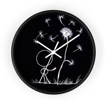 "A Dandelion Flicker in the Midnight Breeze" - The Alien Wall Clock