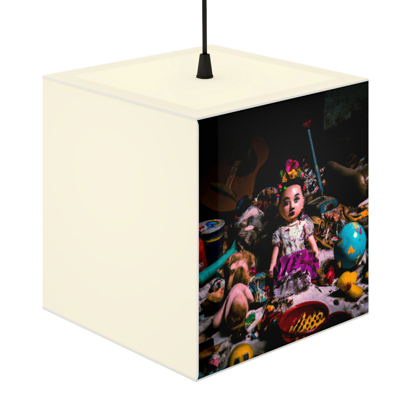 "Broken Playthings in the Dark." - The Alien Light Cube Lamp