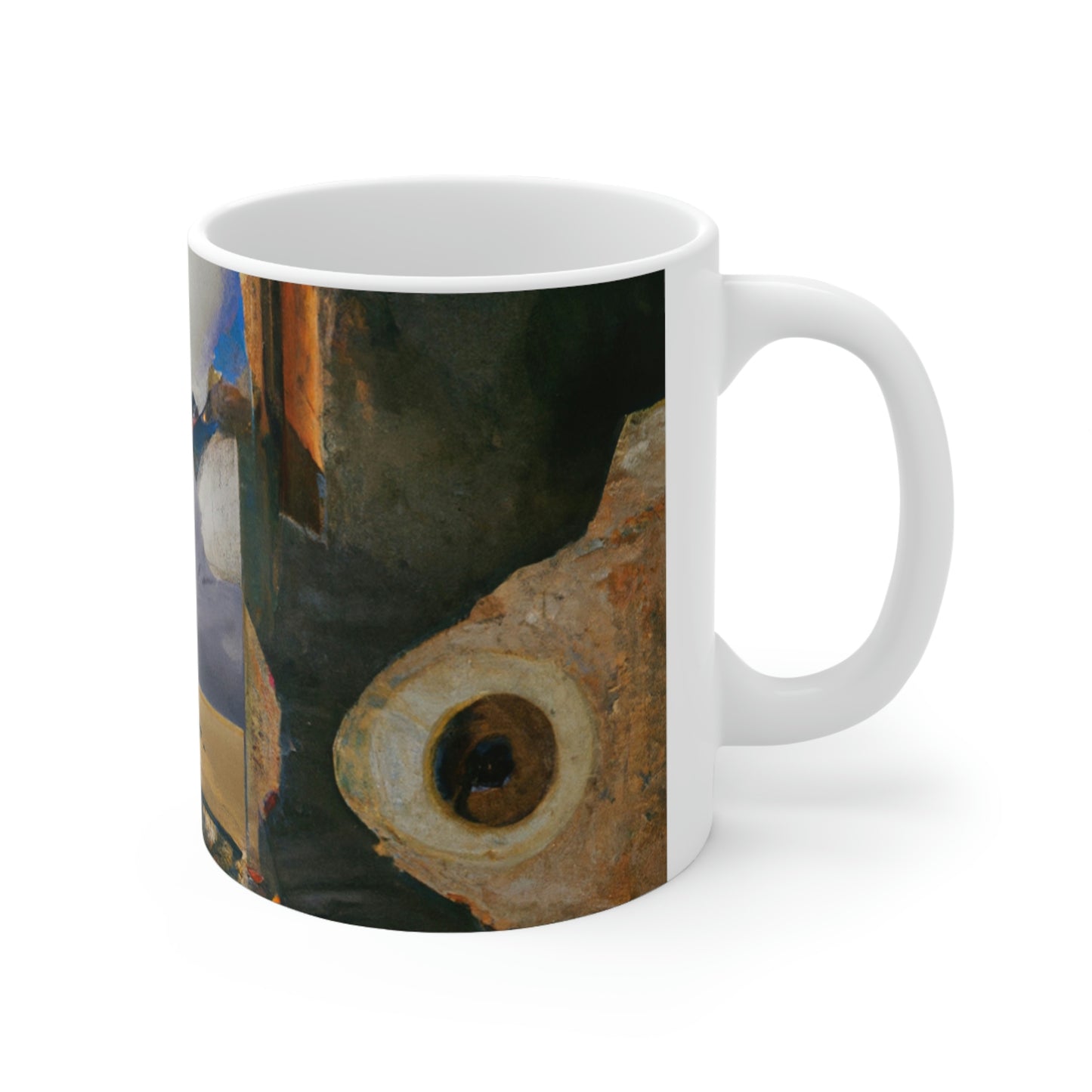 "A Journey Into Forgotten Relics" - The Alien Ceramic Mug 11 oz