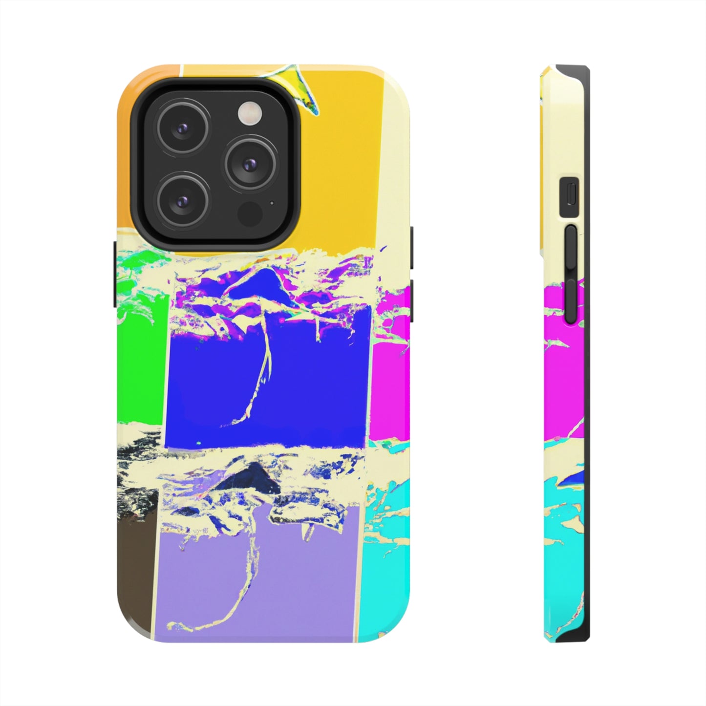 "Kites Aflatter in the Vibrant Sky" - Die Alien Tough Phone Cases