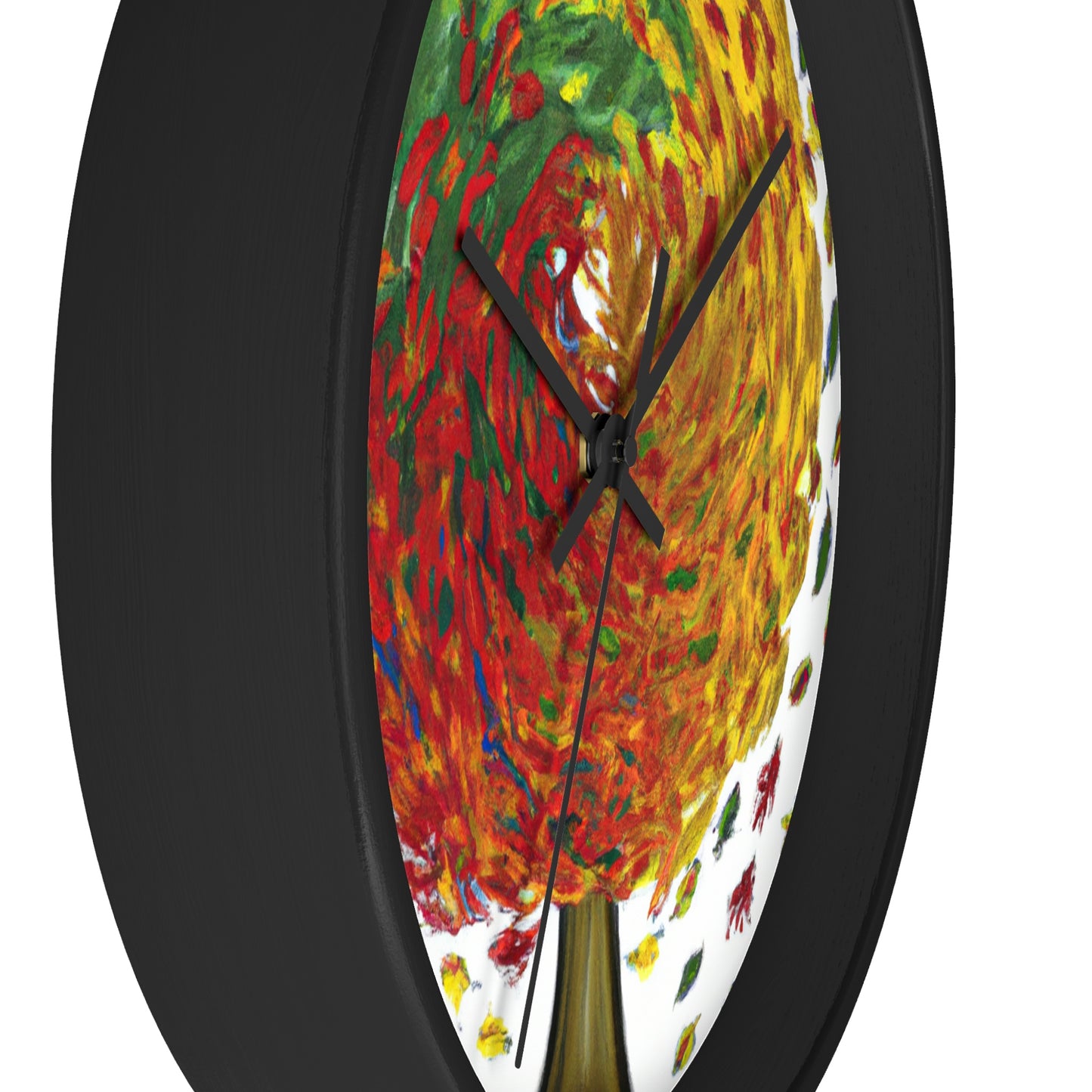 "Autumnal Whirl" - The Alien Wall Clock