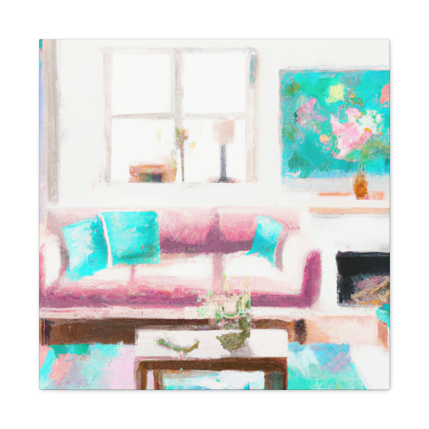 "Home Life in Art: Capture the Essence of Your Space" - Leinwand