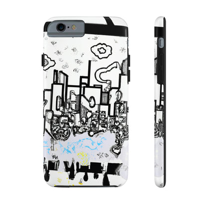 "Ghostly Haze: The Forgotten City". - The Alien Tough Phone Cases