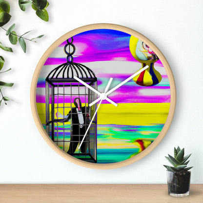 "Una prisión de colores brillantes" - El reloj de pared alienígena