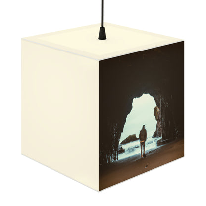 "Die versteckte Höhle des Strandes" - Die Alien Light Cube Lampe