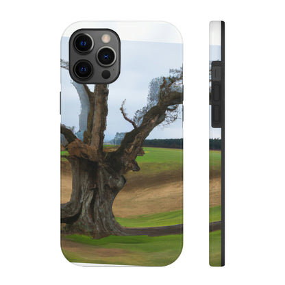 "A Shadow in the Meadow: The Last Standing Tree" - The Alien Tough Phone Cases