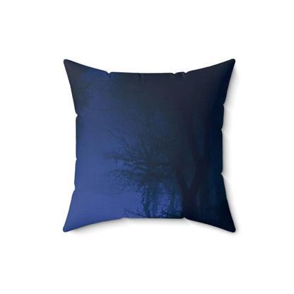 "Lost in the Moonlight Woods" - The Alien Square Pillow