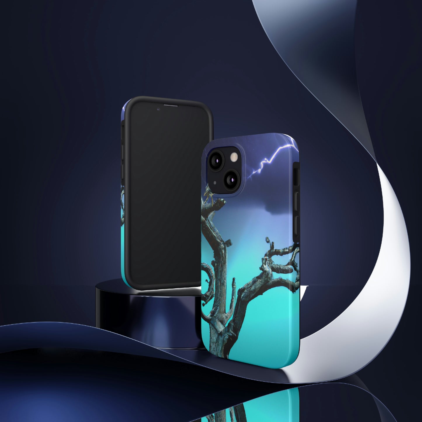 "Alone Against the Storm" - The Alien Tough Phone Cases