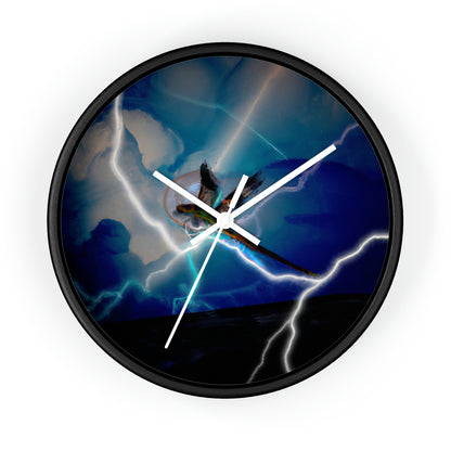 "Draco in the Tempest" - The Alien Wall Clock