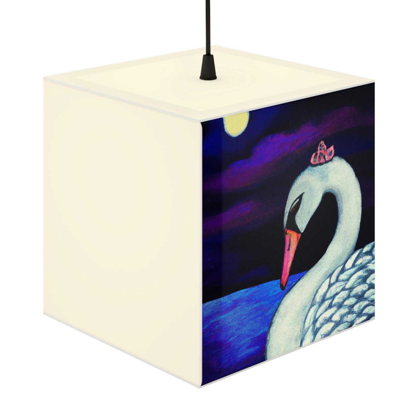 "A Swan's Lament: The Widowed Heavens" - The Alien Light Cube Lamp