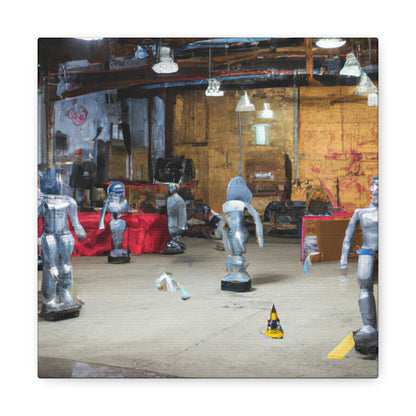 "Dancing with Machines: A Warehouse Musical" - The Alien Canva