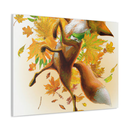 "Autumnal Adventure: A Fox's Mischief" - The Alien Canva